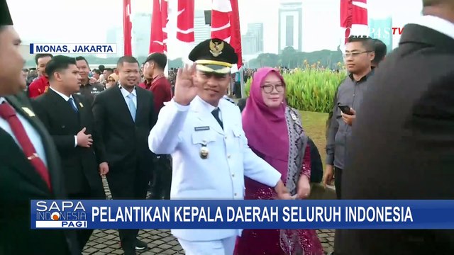 Suasana Monas Dipenuhi Kepala Daerah Terpilih bersama Keluarga Jelang Pelantikan di Istana