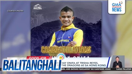 PH trail runners John Ray Onifa at Trisha Reyes, panalo ng medalya sa The Dragons 60 sa Hong Kong | Balitanghali