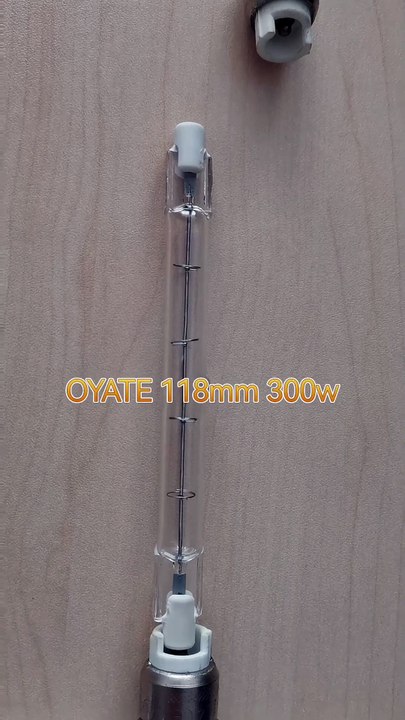 J118mm 230V 300W R7S halogen bulb infra red heat lamps