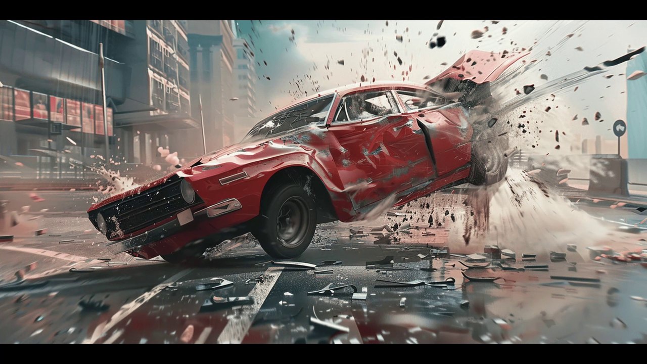 Car Dash Cam Crash - Australien