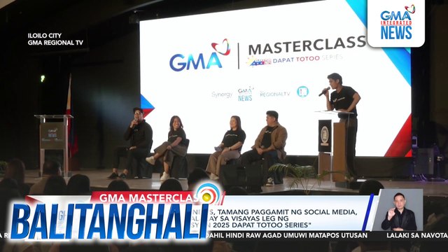 Kahalagahan ng local news, tamang paggamit ng social media, at wais na pagboto, tinalakay sa Visayas leg ng GMA Mastercalss: Eleksyon 2025 Dapat Totoo Series | Balitanghali