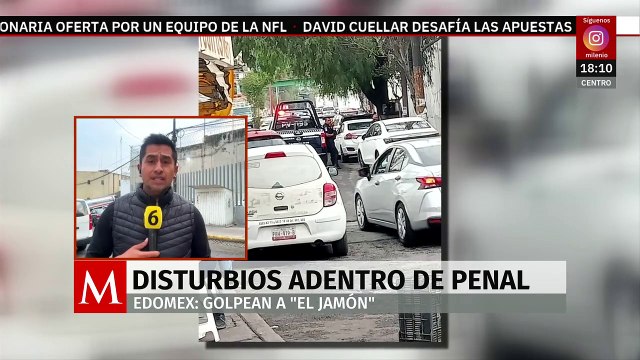 Reportan disturbios dentro del penal de Barrientos; golpean a interno que extorsionaba