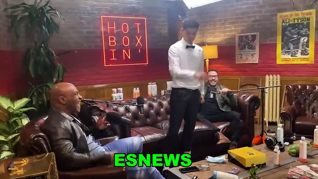 WOW MIKE TYSON GERVONTA DAVIS AND RYAN GARCIA ON FACETIME ELIE SECKBACH PHONE  EsNews Boxing