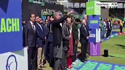Watch: Pakistan Air Force fly past Karachi stadium on Champions Trophy opener