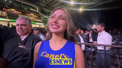 Pretty Ring Girl loves Canelo - esnews boxing