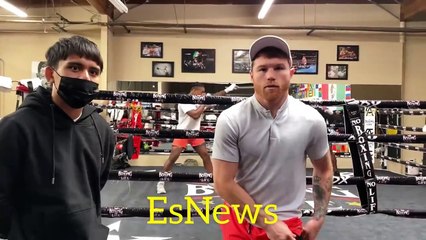Manny Pacquiao Son Visits P4P King Canelo Will Reynoso Be His Coach_ EsNews Boxing