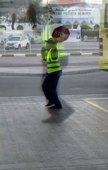 Sharjah: Meet expat who dances to manage traffic outside school