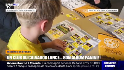 Dans le Calvados, ce petit club de football lance son album Panini