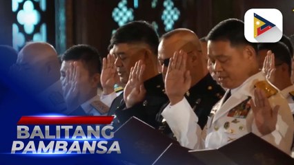 35 newly promoted AFP generals at flag officers, nanumpa kay PBBM;