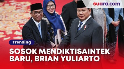 Satryo Soemantri Brodjonegoro Masuk Trending Topik, Ini Sosok Brian Yuliarto yang Jadi Mendiktisaintek Baru