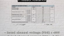3407-VB is a SOT23 package P-Channel field effect MOS tube