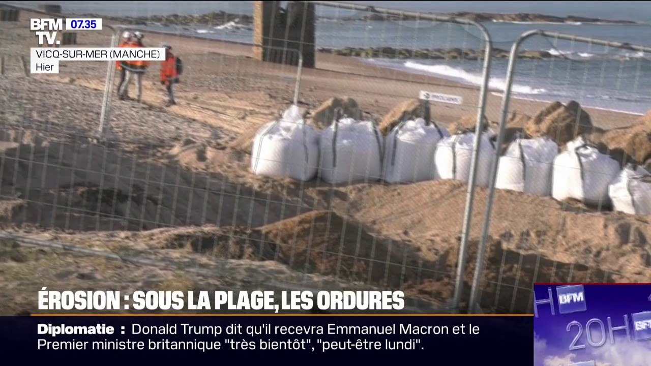 Normandie: des déchets enfouis refont surface sur les plages en raison de l'érosion