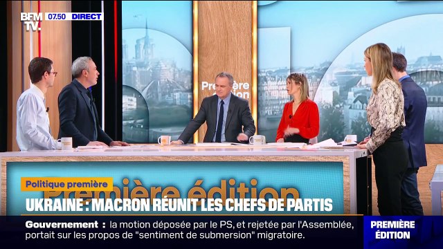 ÉDITO - Jordan Bardella a choisi son camp puisqu'il s'est envolé pour Washington : Emmanuel Macron réunit les présidents de partis pour évoquer la situation en Ukraine