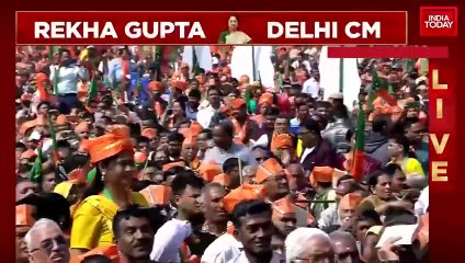 Rekha Gupta sworn in as Delhi Chief Minister