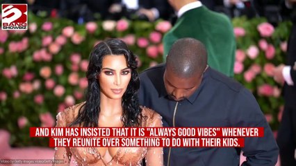'It’s always good vibes': Kim Kardashian Kanye West 'want the best' for their kids