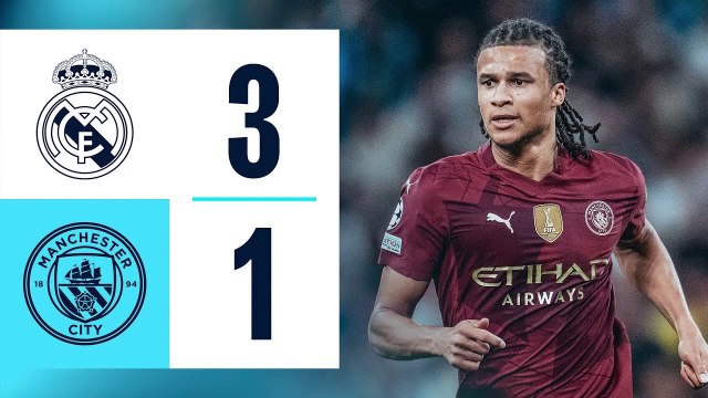 Real Madrid 3 - 1 Man City HIGHLIGHTS 19/02/25 Mbappe (3) & Nico Goals