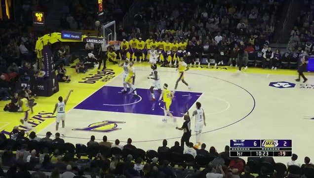 Luka finds LeBron with half-court pass for dunk
