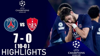PSG vs Brest 7-0 Highlights & Resumen Goles 2025 HD