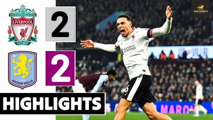 Liverpool vs Aston villa 2-2 Extended Highlights and Goals 2025