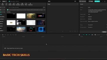 how to change frame rate in capcut pc