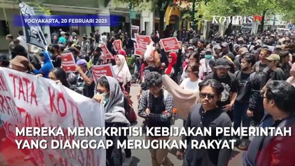Demo Indonesia Gelap, Mahasiswa Yogyakarta Penuhi Malioboro