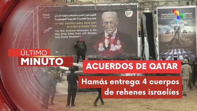 Resistencia palestina entregó cuatro cuerpos de rehenes asesinados por los bombardeos israelíes