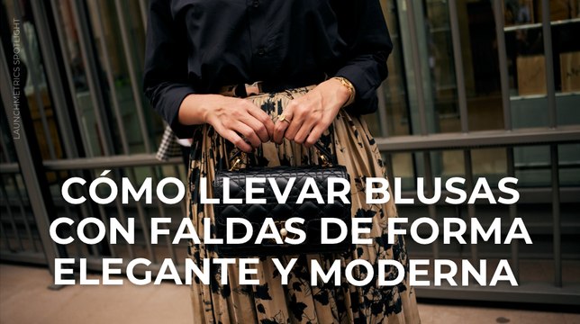 Cómo llevar blusas con faldas de forma elegante y moderna