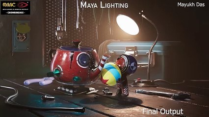 Maya Lighting | Students Of MAAC Chowringhee