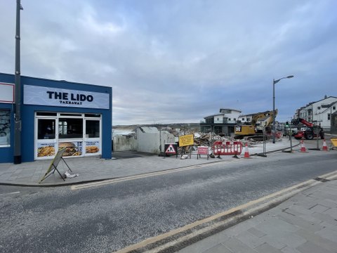 North coast community mourns the loss of iconic corner as historic buildings get demolished to make away for 'more apartments'