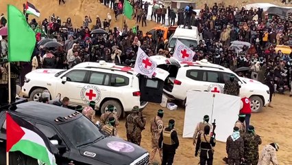 Hamas traslada los cuerpos de los rehenes sin vida para entregarlos a Israel