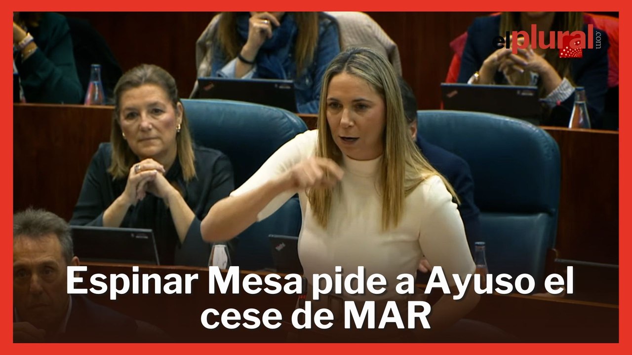 Espinar Mesa pide a Ayuso el cese de Miguel Ángel Rodríguez
