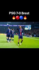 PSG 7-0 Brest | 7 buts, 7 buteurs, la révolution collective de Luis Enrique !