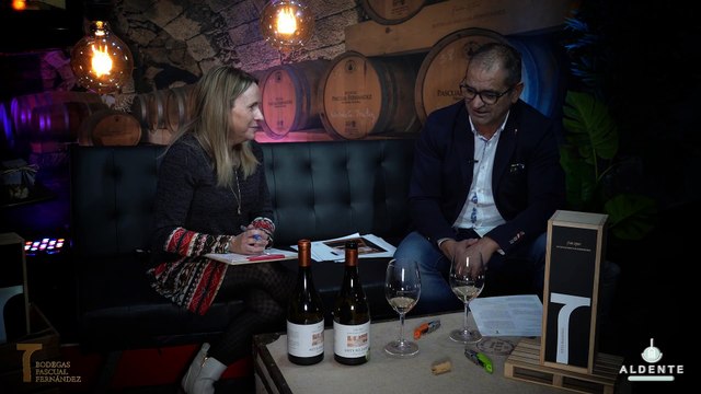 CATA DE VINO BLANCO DE LOS VINOS 7 PELDAÑOS DE LA BODEGA PASCUAL-FERNANDEZ A CARGO DE JOSE LUIS PASCUAL