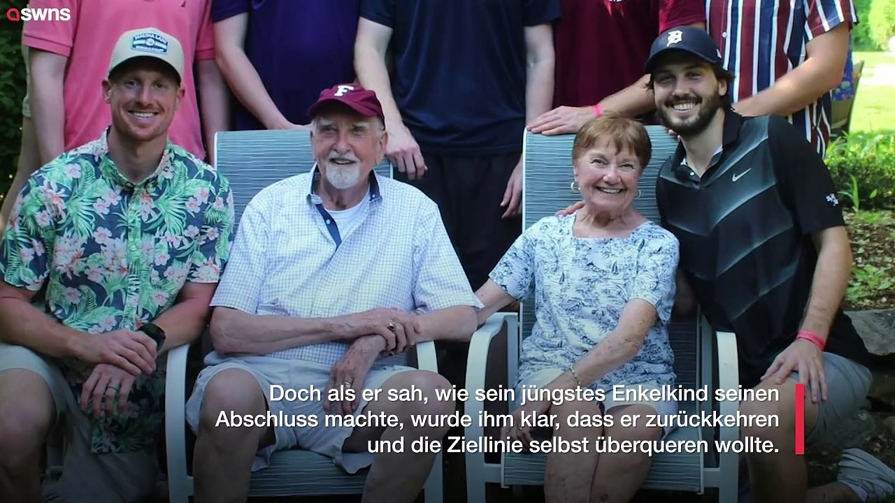 Mann schließt sein studium mit 88 jahren ab - mehr als 60 jahre nach studienbeginn