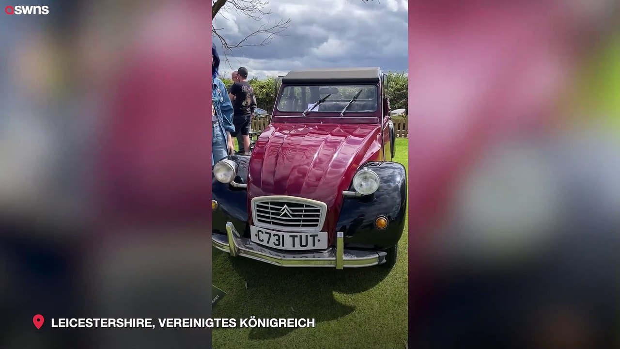 Mann entdeckt 25 Jahre später sein erstes Auto auf einer Oldtimermesse