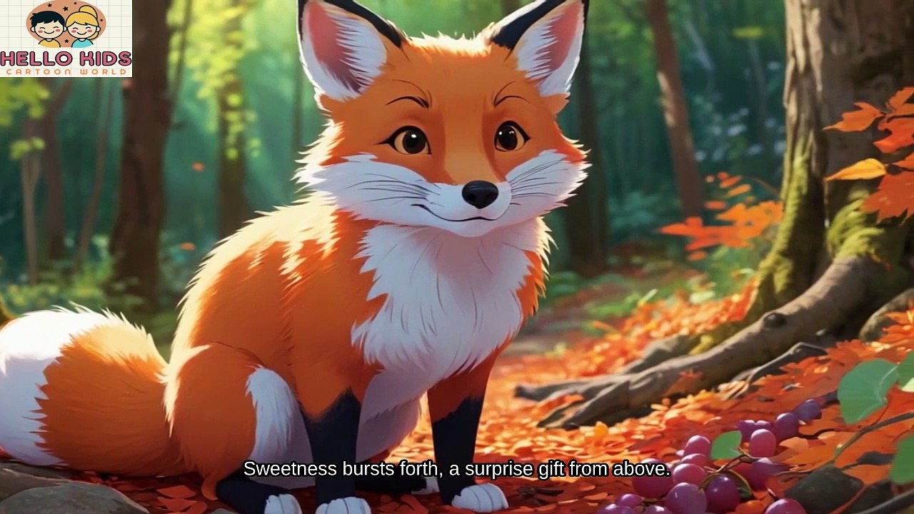 The Fox And The Grapes  | Stories for Children 3D Animatied
