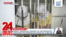 Babae, sinaksak umano sa ari matapos gahasain ng menor de edad at 2 iba pa | 24 Oras