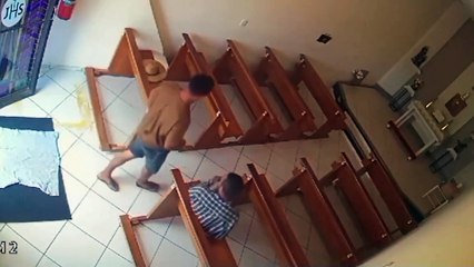 Homem invade igreja, furta dízimo e acaba preso