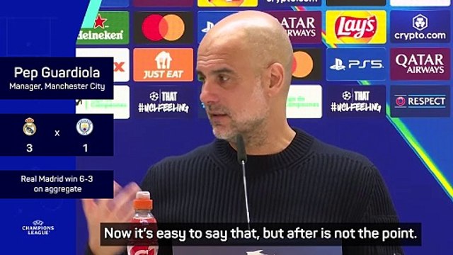 Champions League qualification the goal for City - Guardiola
