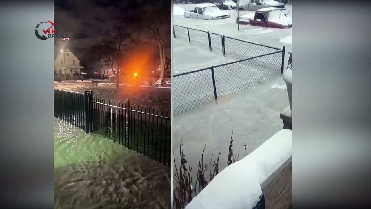ABD’de Soğuk Hava Felaketi! Michigan’da Su Borusu Patladı, Sokaklar Buz Kesti