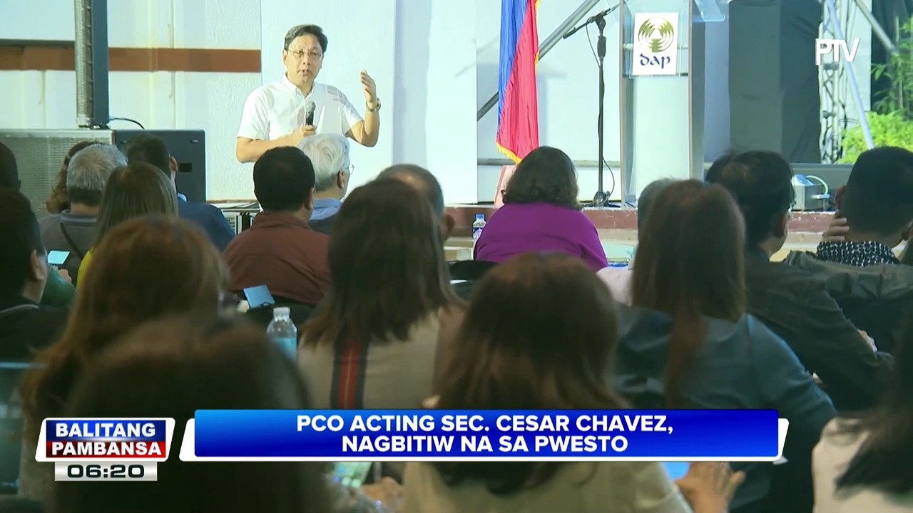 Cesar Chavez, nagbitiw na bilang kalihim ng PCO;