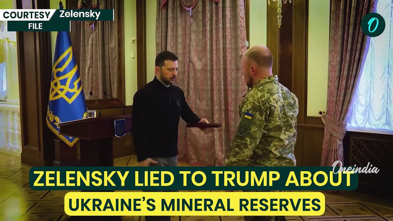 Trump A Fool Now? Zelensky Lured and Lied U.S President, Claimed Rare Earths Minerals Not In Ukraine