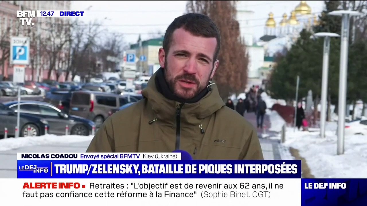 "Je ne comprends pas comment on peut accuser l'Ukraine d'avoir commencé la guerre": en Ukraine, les déclarations de Trump inquiètent et énervent