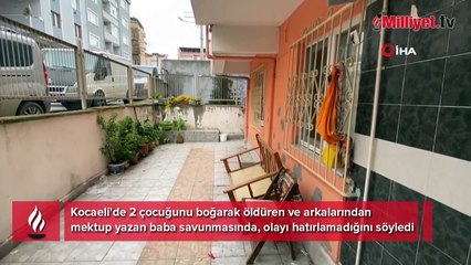 Kocaeli'de baba vahşeti! Çocuklarını yataklarında boğarak öldürdü, ifadesi ortaya çıktı