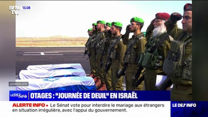 "Journée de deuil" en Israël après la remise des corps de quatre otages israéliens par le Hamas