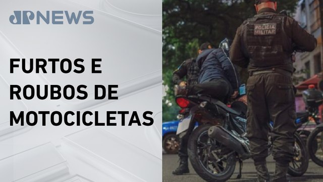 A cada hora, quatro motos são furtadas ou roubadas em SP, aponta estudo