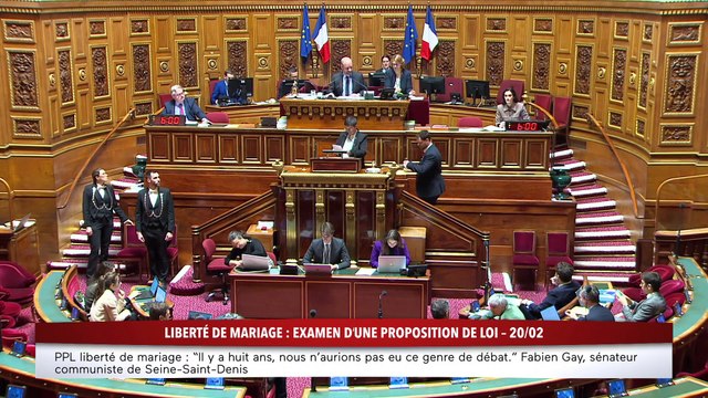 100% Sénat - LIBERTÉ DE MARIAGE : EXAMEN D’UNE PROPOSITION DE LOI