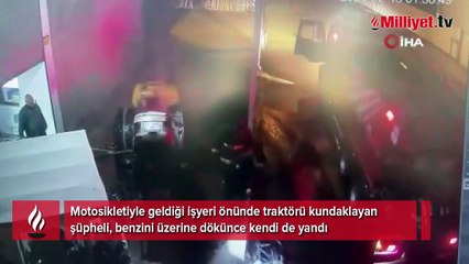 Yer: Antalya! Traktörü yakarken kendini yaktı! 'Utanç verici bir durum'