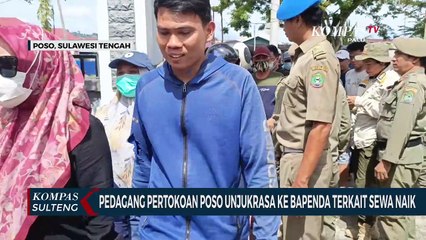 Pedagang Pertokoan Poso Unjukrasa ke Bapenda Terkait Sewa Naik