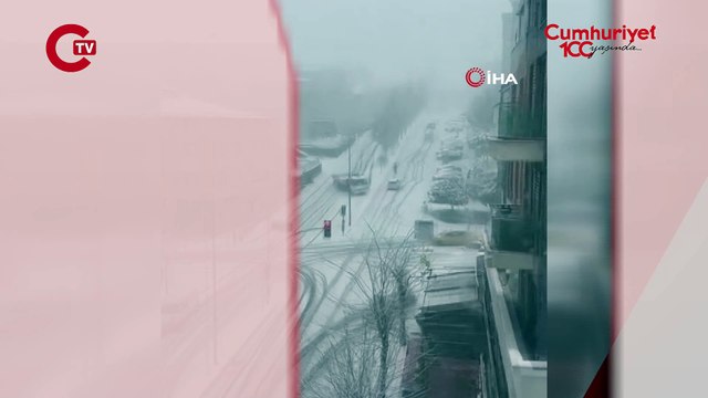 Pendik’te kontrolden çıkan kamyon yokuş aşağı kaydı